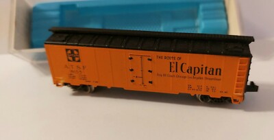 Rivarossi Spur N US Freight Wagon ATSF El Capitan in Box #9356