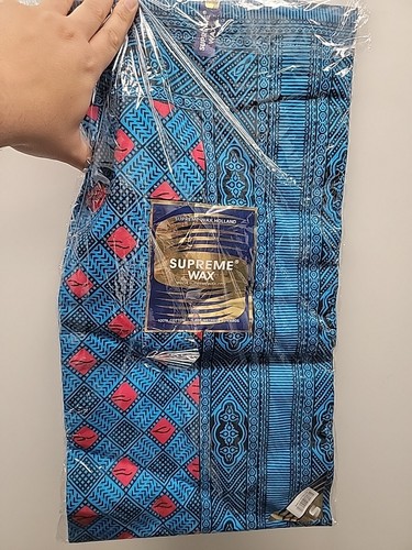 Veritable Supreme Wax Holland African Print Fabric, 6 Yards SWA 01492-006-ca - Picture 4 of 4