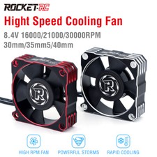 Rocket-RC 30/35/40mm Aluminium 30000/21000/16000RPM Cooling Fan for Motor & ESC