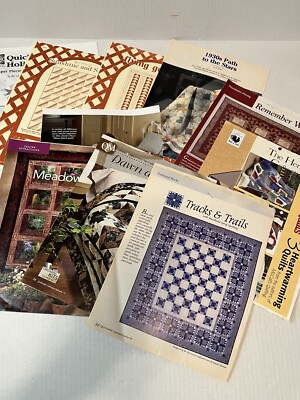 An Assortment of Various Quilting Patterns 873