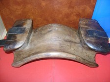 Ancien Joug de boeuf attelage ( POUR 1 boeuf ) joug de tête pour un attelage à 3