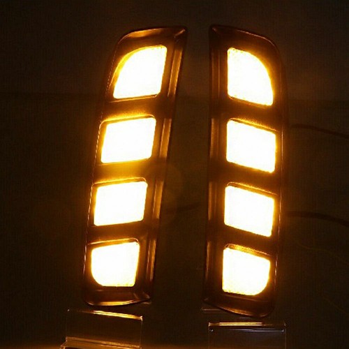 For Honda Civic 2016-2020 Anti-water Yellow Blue Driving Lights - Picture 3 of 7