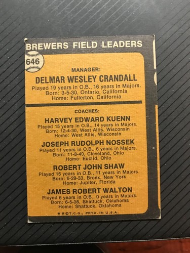 1973 Topps Baseball Cards Singles 300-660 Complete Your set You U Pick - Picture 334 of 334