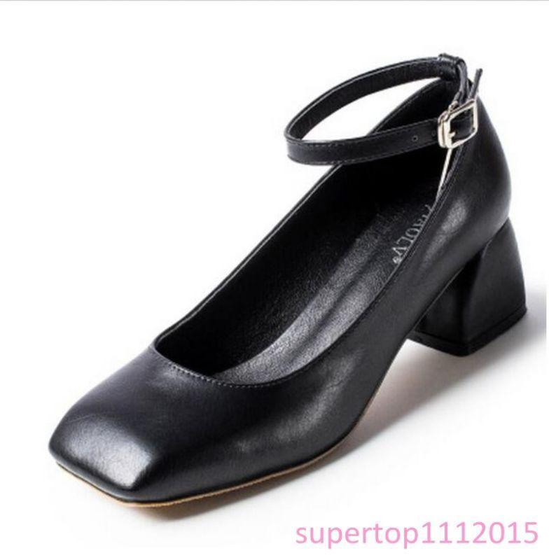 Mary Jane Jane Jane donna Ankle Strappy Block Heels Square Toe Slip on Retro Ladies scarpe 82a34f Mary Jane Jane Jane donna Ankle Strappy Block Heels Square Toe Slip on Retro Ladies scarpe 82a34f