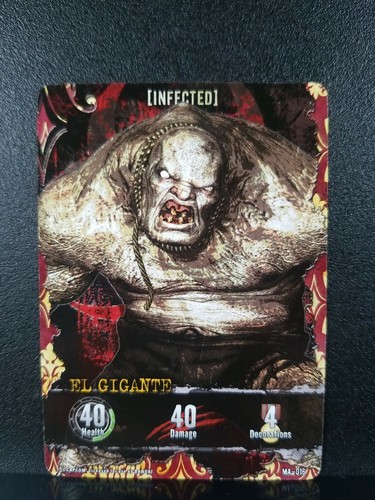 Resident Evil Deck Building Game Replacement Card Infected El Gigante Boss - Afbeelding 1 van 2