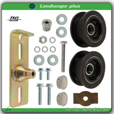 126-7890 Pulleys Idler Leather Belt Kit Replacement For Toro