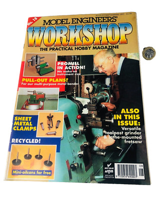 Magazine Model Engineers Workshop Mag August 1993 Vintage ra