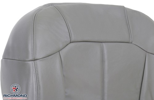 Chevy Tahoe LT LS 2000 - cubierta de asiento de cuero de repuesto lateral del conductor gris - Imagen 4 de 9