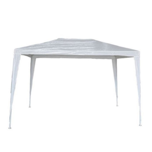 Gartenlaube 3X3 MT Klappbar Metall aus Polyethylen Garten Externe Weiß 102mc - Bild 1 von 1