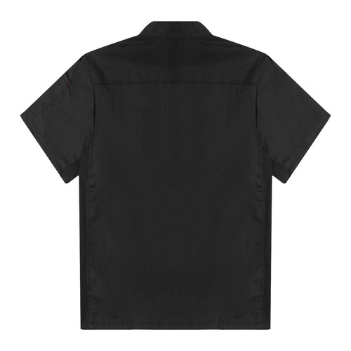 Unisex Chef Coat Double-Breast Short Sleeve Cook Jacket Kitchen Uniform Dress - Picture 89 of 140