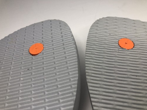 Havaianas Top Flip Flops Unisex Grey Blue/Orange Men US 7/8 Women US 8.5/9.5 - Picture 8 of 10