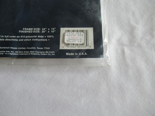 Simplicity Chorus Line Countless Cross Stitch Kit # 05526 Martha Smith Hayes USA - Picture 5 of 9