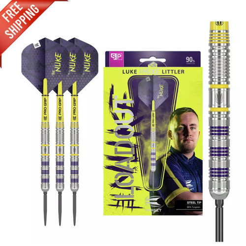 Target Darts Set Luke The Nuke Littler Gen 1 90% Tungston Steel Tip 80% 22g 23g - Picture 5 of 16