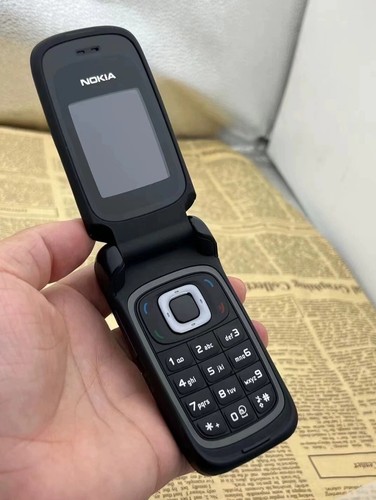 Nokia Orange 6086 WiFi FM Radio GSM 2G Quadband Flip Clamshell Cell Phone Mobile - Picture 5 of 12