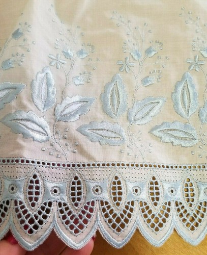 vestito bimba abito bambina fatto a mano da sarta cotone 100% naturale ricamato - Foto 4 di 4