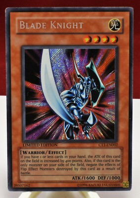 Yugioh Blade Knight. Limited Edition CT1-EN002 Holo ~ Secret