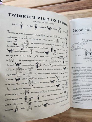 CHILDREN'S ACTIVITIES MAGAZINE - September 1954 - STORIES, PUZZLES, GAMES, POEMS - Picture 6 of 9