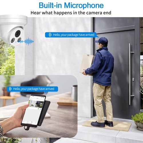 Hik Compatible 5MP PG2355I POE Built-in MIC IR IP Camera APP in/outdoor - Picture 3 of 23