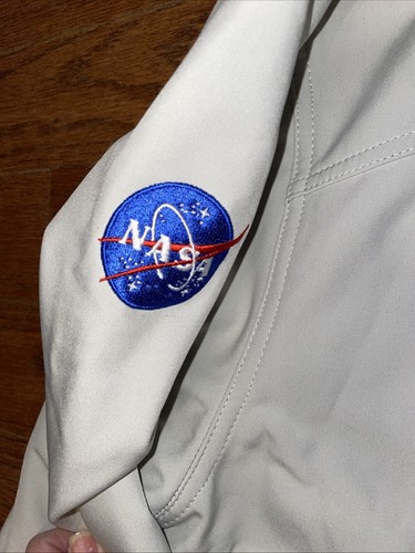 NASA ARTEMIS Fossa Apparel 5558 Downtown Soft Shell Jacket 3XL Cream white NEW - Picture 9 of 20