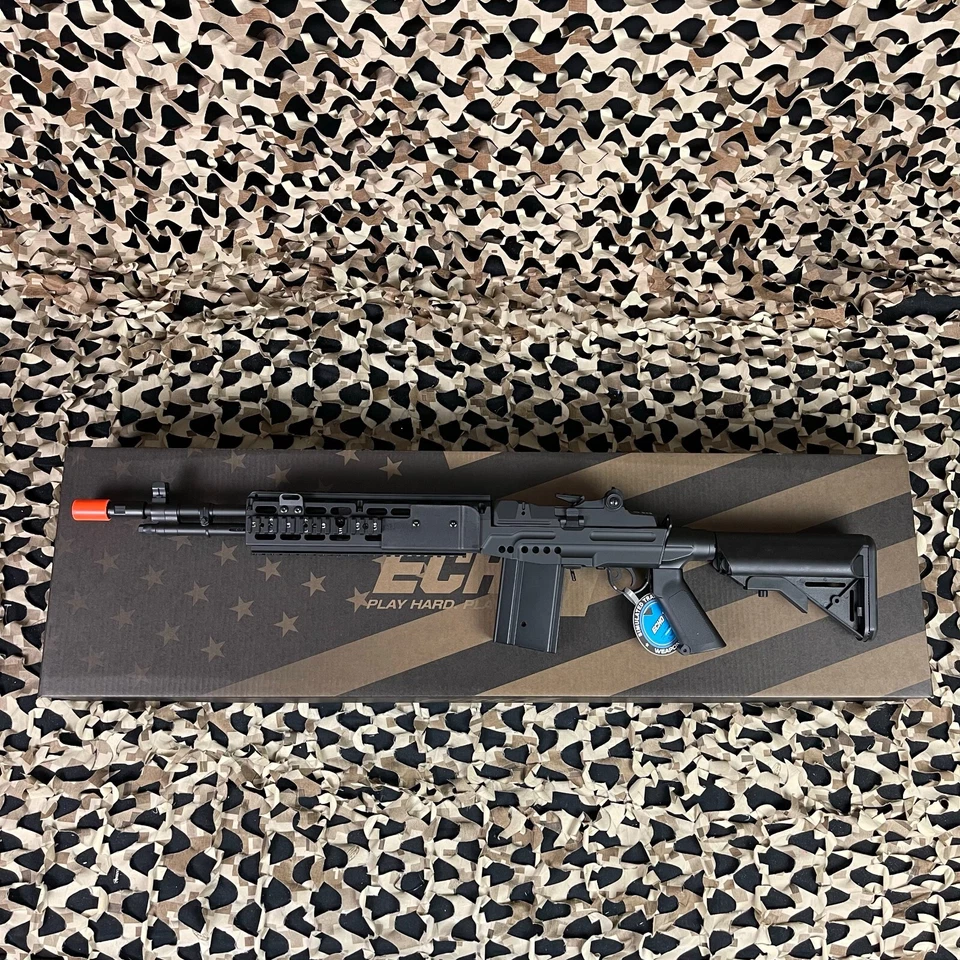 Nueva pistola de Airsoft Echo1 Full Metal M14 Combat Master EBR AEG - Negra - JP-89 Foto 4 de 4