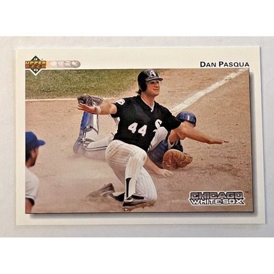 1991 Upper Deck MLB Baseball Trading Card #281 Dan Pasqua Chicago White Sox