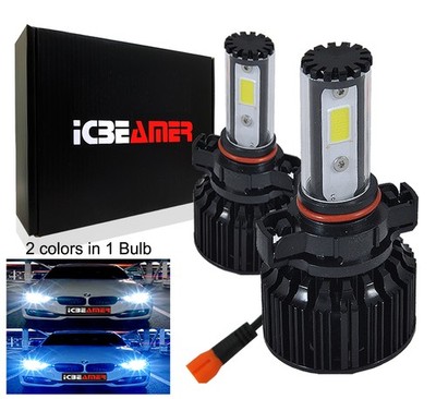 Canbus COB LED H16 PSX24W 70W Super White Dark Blue Xenon Fog Light Kit O34