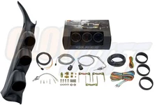 GlowShift T7 Boost EGT Trans Temp Gauges + Pod w Spk for 00-06 Chevy Duramax