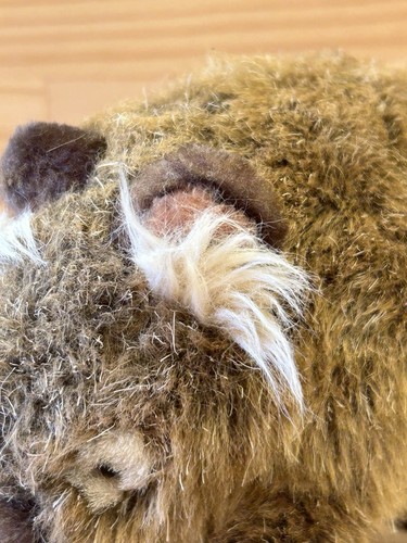 TUBBY THE WOMBAT “Brown” Beautiful Little Faux Fur Soft Toy MINKPLUSH Tomfoolery - Picture 3 of 11