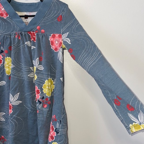 Girls Tea Collection Long-Sleeve Floral Dress Size 6 - Picture 3 of 6