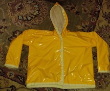 Handmade Yellow Jacket Waterproof For Toddler Size 3-4 Year Old