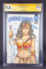 Absolute Wonder Woman #1 (2024) CGC 9.8 SS Tristan Thompson Full Color Sketch