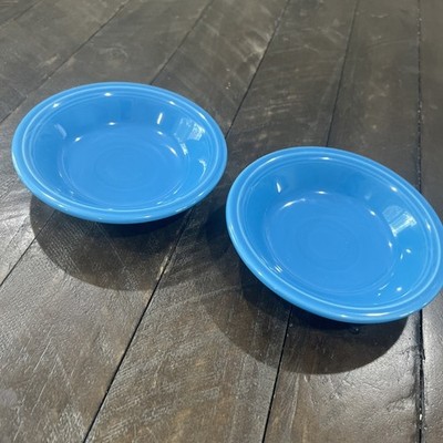 Fiesta Fruit Bowl Peacock Blue 6 1/4 Oz 5 3/8 Inches Set Of 2 Fiestaware