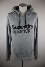 Superdry Sweat Hommes Taille 3XL Sport Veste Sweat-Shirt Vintage Coton à Capuche