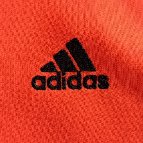 Chaqueta de Pista Adidas Para Hombre Mediana Naranja Cremallera Completa 3 Rayas Entrenamiento Ropa Activa Foto 3 de 4
