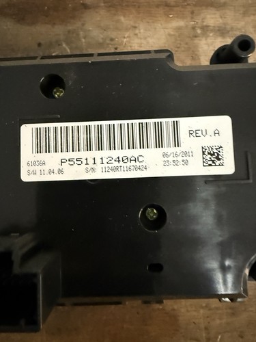 2011 2020 Grand Caravan Climate Control Unit Heater Ac HVAC P55111240AC - Picture 13 of 13