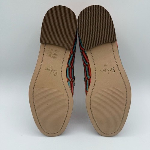 Boden Jacquard Loafers Geometric Woven Snaffle Flats Size 8 EU 39 Colorful - Picture 11 of 13