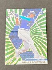 Taylor Trammell 2021 Mosaic Green RC Swirl #ed 10/11