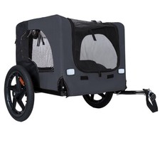 Pet Cargo Carrier for Bicycles with Spacious Interior, Belt  Crash Guard  