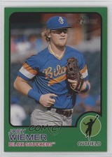 2022 Topps Heritage Minor League Edition Green Border 68/75 Joey Wiemer 1f5h
