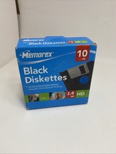 Memorex PC Formatted 3.5 Inch Diskettes 10-Pack - New Sealed - Free Shipping