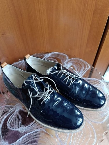 Women AGL Heels Black Leather 37