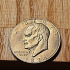 1974 Eisenhower $1 Dollar Coin  Business Strike Copper  — photo 4