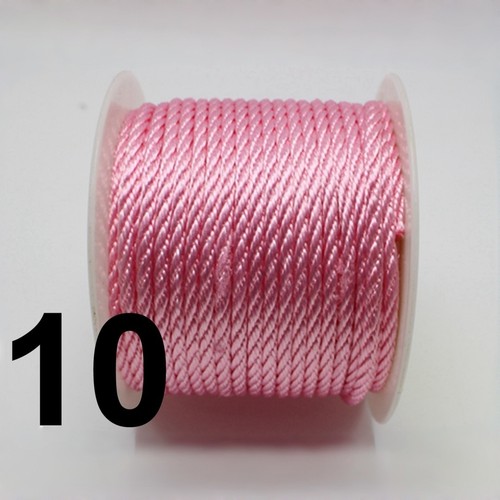 50 Meter Nylonschnur Chinesisch Satin Seide Geflochten Kordel Liebe Bindeseil 2mm - Bild 27 von 38
