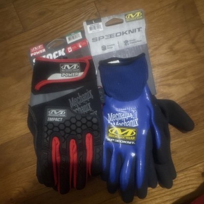 Mechanix Wear Speedknit & Impact Industrial Work Gloves Size L & XL 