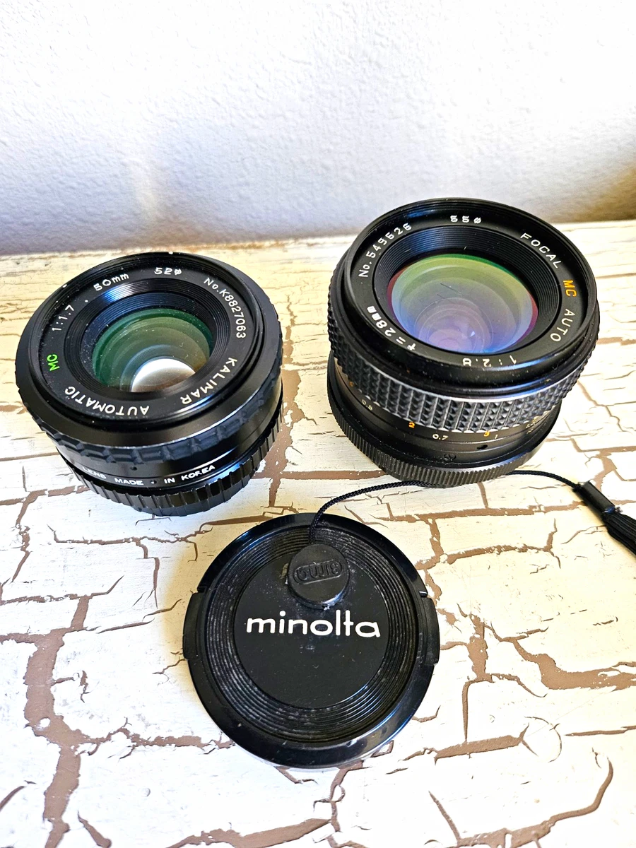 Minolta f/2.8 Camera Lenses 50mm Focal for sale - eBay