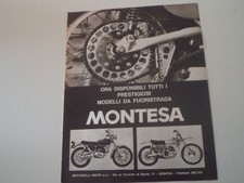 advertising Pubblicità 1971 MOTO MONTESA KING SCORPION 250 - CAPPRA