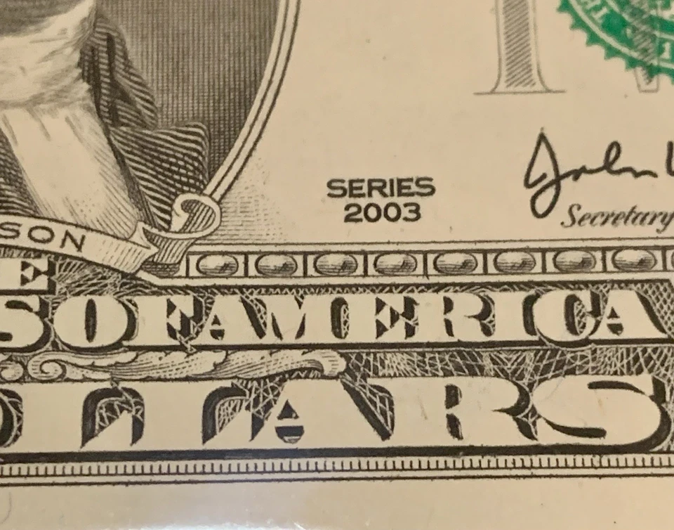 2003 $2 Note World Reserve Monetary Exchange In Folder Minnesota Uncirculated - Image 2 of 3