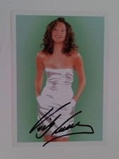 Vicky Leoandros - - original Autogramm - ca. 15x10cm - Autogrammkarte