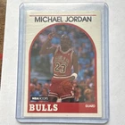 1989-90 NBA Hoops Michael Jordan #200 Chicago Bulls Basketball Trading Card