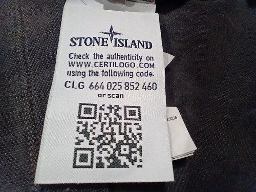 Polo Stone Island manica lunga taglia S colore grigio scuro slim fit 100% cotone - Foto 5 di 12